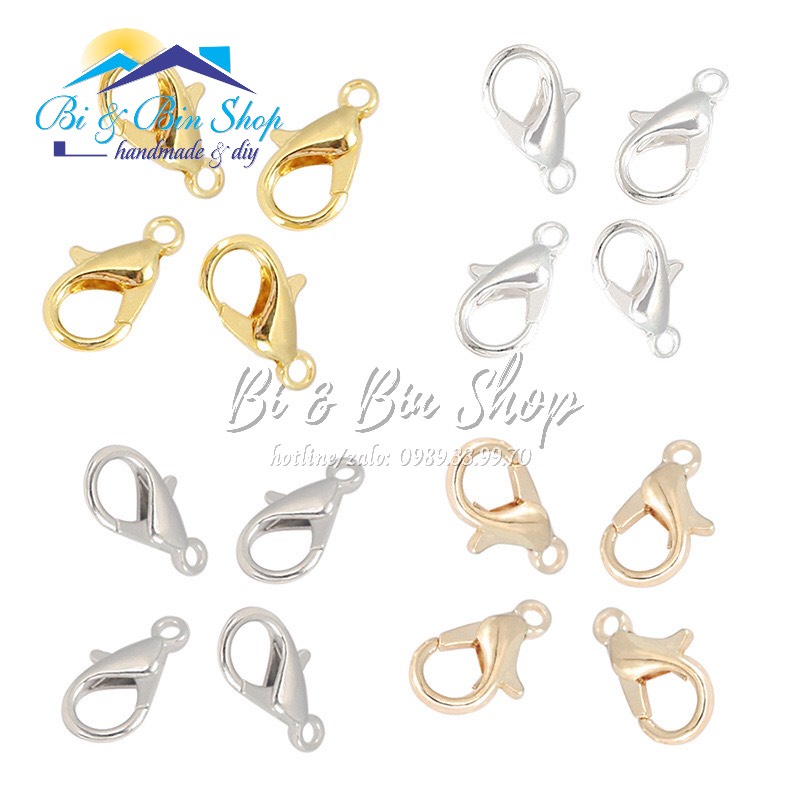 Sỉ 200 Cái Móc Càng Cua Làm Vòng Đeo Tay, Dây Chuyền, Làm Trang Sức Handmade