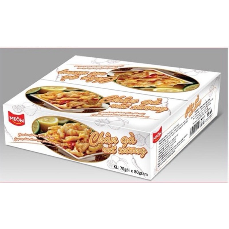[Mã 267FMCGSALE giảm 8% đơn 500K] [New] Chân gà rút xương chua cay MEOW ngon cực đỉnh mẹ bầu yêu thích 80gam | BigBuy360 - bigbuy360.vn
