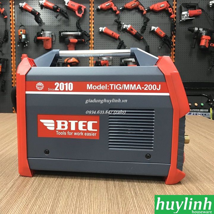 Freeship Máy hàn điện tử Btec TIG MMA 200J