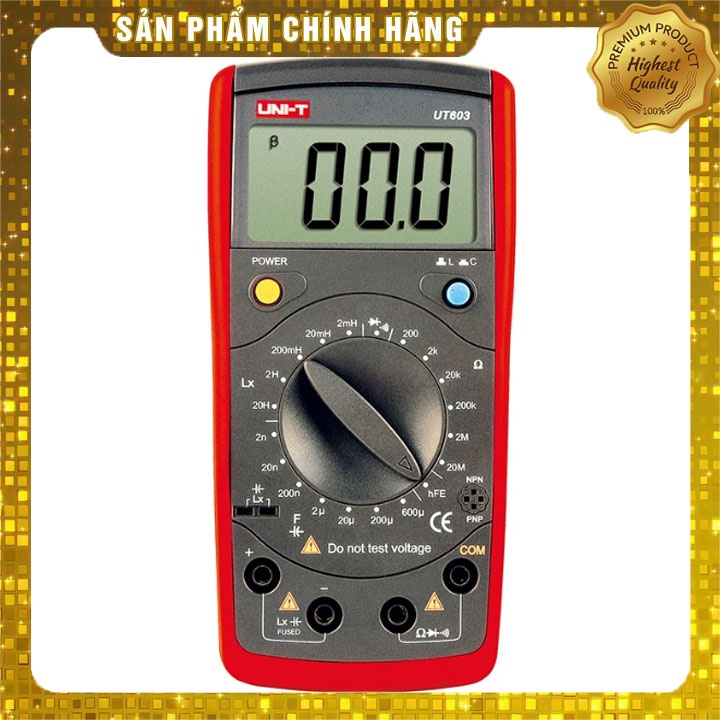 UT603 đồng hồ đo LCR tự động Uni-trend (điện cảm, điện dung, điện trở)