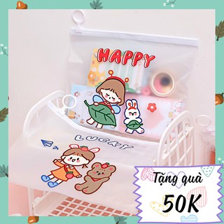 Túi soze a5, túi zip khoá kéo, túi đựng đồ a5 đựng sổ, bút, văn phòng phẩm, mỹ phẩm