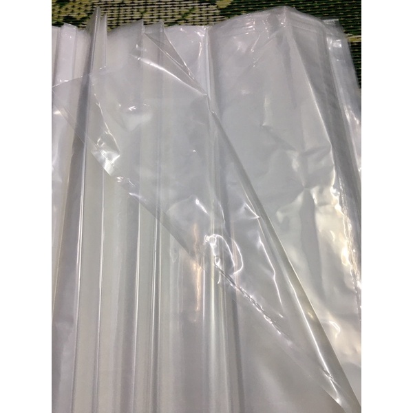 Set 2 túi nilon bọc chăn 80x120cm dẻo, dai.