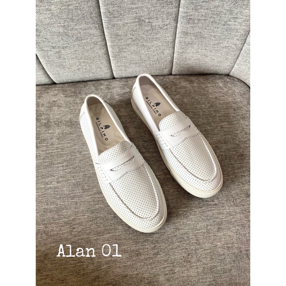 Alan 01 - White Hole - Da thật mềm mại - Bảo hành 1 năm - Keo đế bảo hành trọn đời- kiểm tra hàng, hô trợ đổi size.
