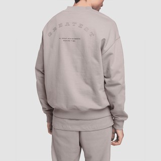 Áo nỉ boxy cổ tròn Niche Cotton Greatest Sweatshirt dài tay