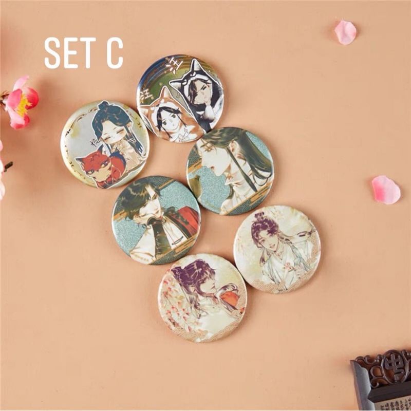 Bộ sưu tập 36 huy hiệu Thiên Quan Tứ Phúc 1st series hàng chính hãng Bilibili