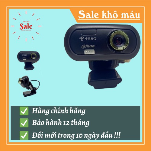 Webcam Dahua Z2. Sản phẩm mùa dịch giành cho học sinh học tại nhà. Độ phân giải 720p cực nét.