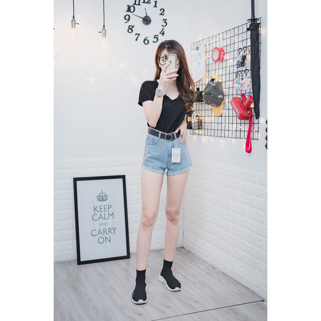 Quần jean nữ lưng siêu cao QJ812