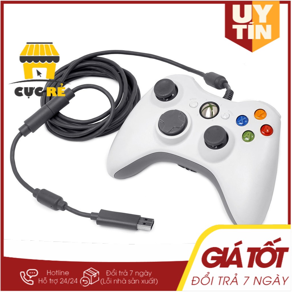 [FREESHIP] Tay cầm chơi game USB for PC 360 có dây [Hot 2019]