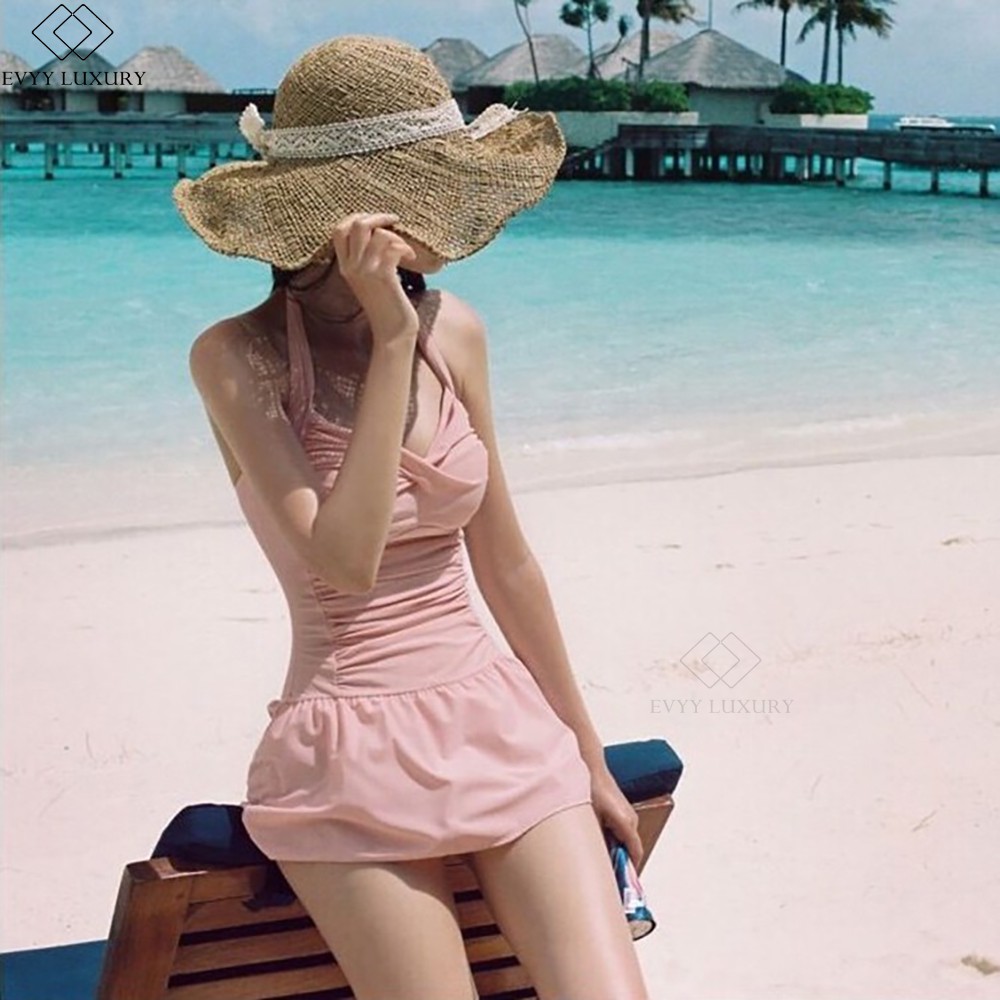 Bikini 1 mảnh dáng váy dễ thương Evyy | BigBuy360 - bigbuy360.vn