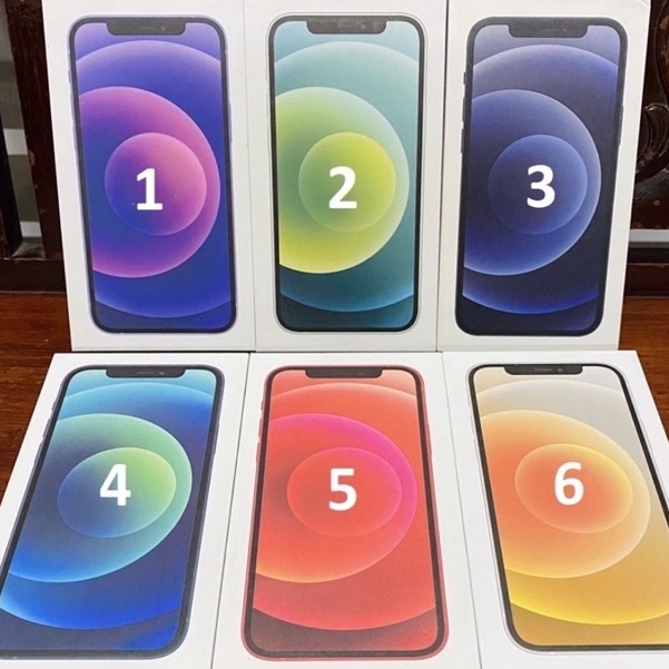 Hộp đựng 12mini, 12 (đủ sách hướng dẫn + cây lấy sim)
