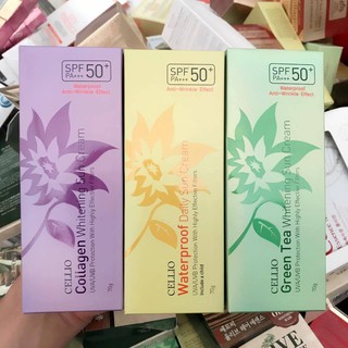 Kem chống nắng cellio SPF50PA+++