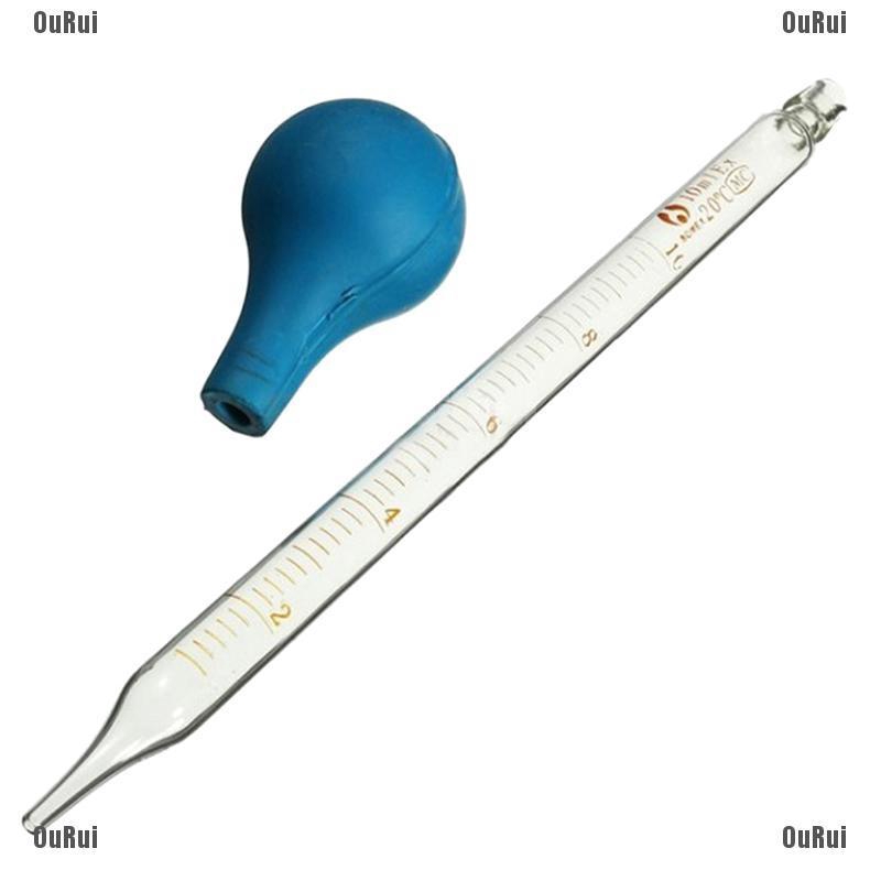 (FCC) Máy Bơm Nhỏ Giọt Thủy Tinh 10ml Có Phân Chia