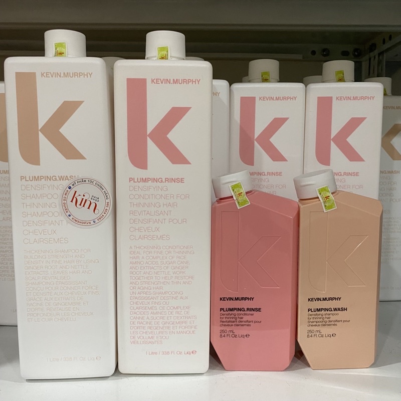 CHÍNH HÃNG CẶP DẦU GỘI XẢ KEVIN.MURPHY CHO TÓC ÍT, MỎNG, RỤNG PLUMPING