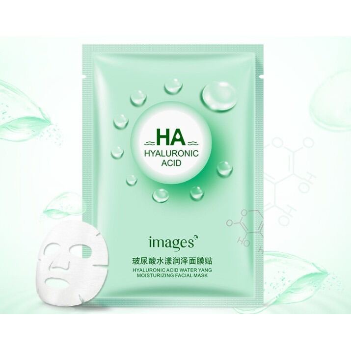 Mặt Nạ Giấy HA Images dưỡng trắng thải độc da