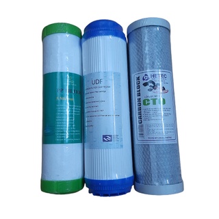 Bộ lõi 123 (lõi số 1 pp 5 micron, lõi số 2 than udf, lõi số 3 than cto)