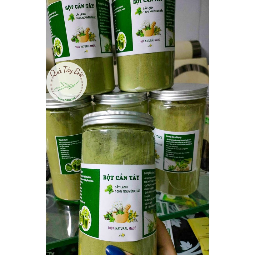 Bột cần tây sấy lạnh nguyên chất 100% Organic hộp 500g