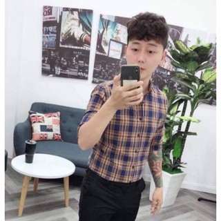 Áo sơ mi sọc caro cực ngầu