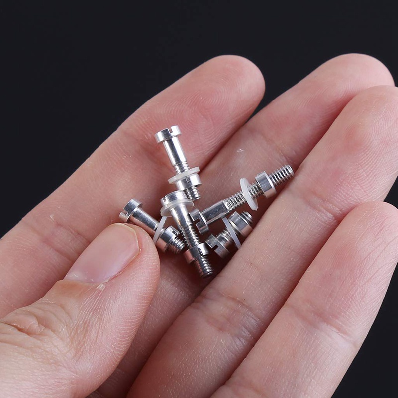 5 cái M2.5 Vít Bu lông Đai ốc Bộ vòng đệm có thể xoay Hộp đựng đầu bút cảm ứng Gắn máy ghi âm Vinyl LP