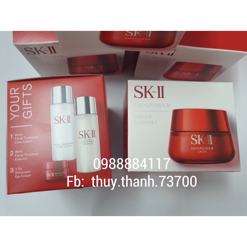 &lt;MẪU MỚI&gt;SKII SKINPOWER CREAM COFFRET - KEM DƯỠNG TRẺ HÓA DA SKINPOWER - HÀNG NỘI ĐỊA NHẬT