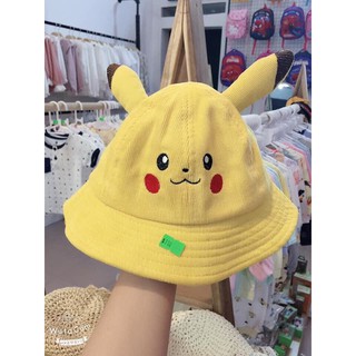 Nón Bucket Em Bé PiKaChu
