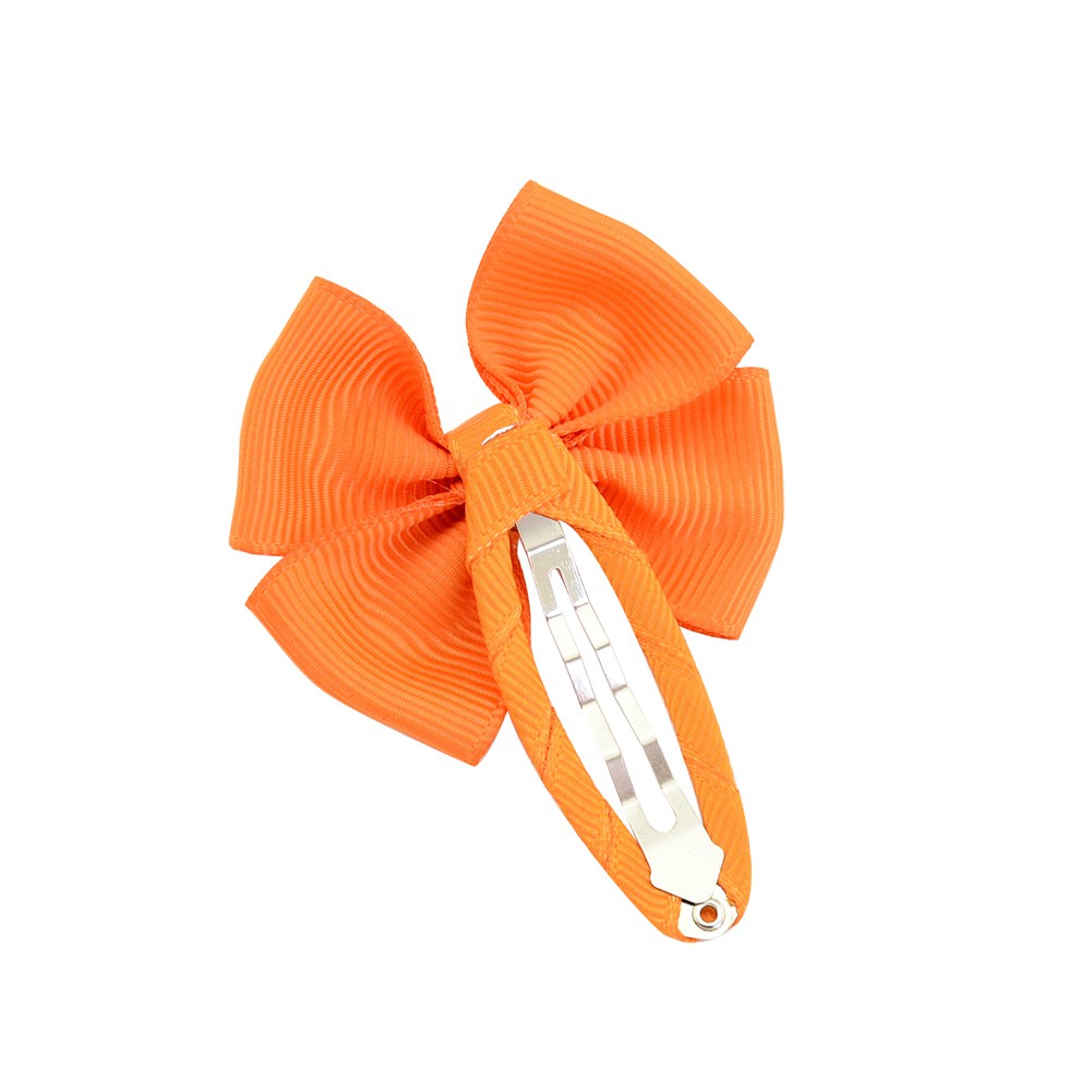 Kẹp tóc KIDSBOWS đính nơ màu trơn tùy chọn xinh xắn cho bé gái