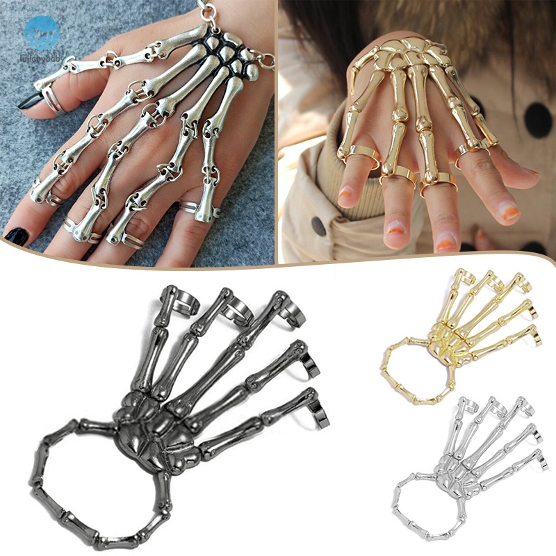 Vòng tay hình đầu lâu phong cách Gothic