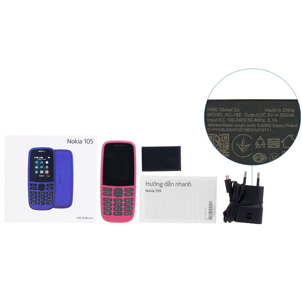 Điện Thoại Nokia 105 Dual Sim (2019) chính hãng new | BigBuy360 - bigbuy360.vn