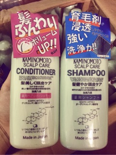 BỘ DẦU GỘI KÍCH THÍCH MỌC TÓC KAMINOMOTO SHAMPOO NHẬT BẢN