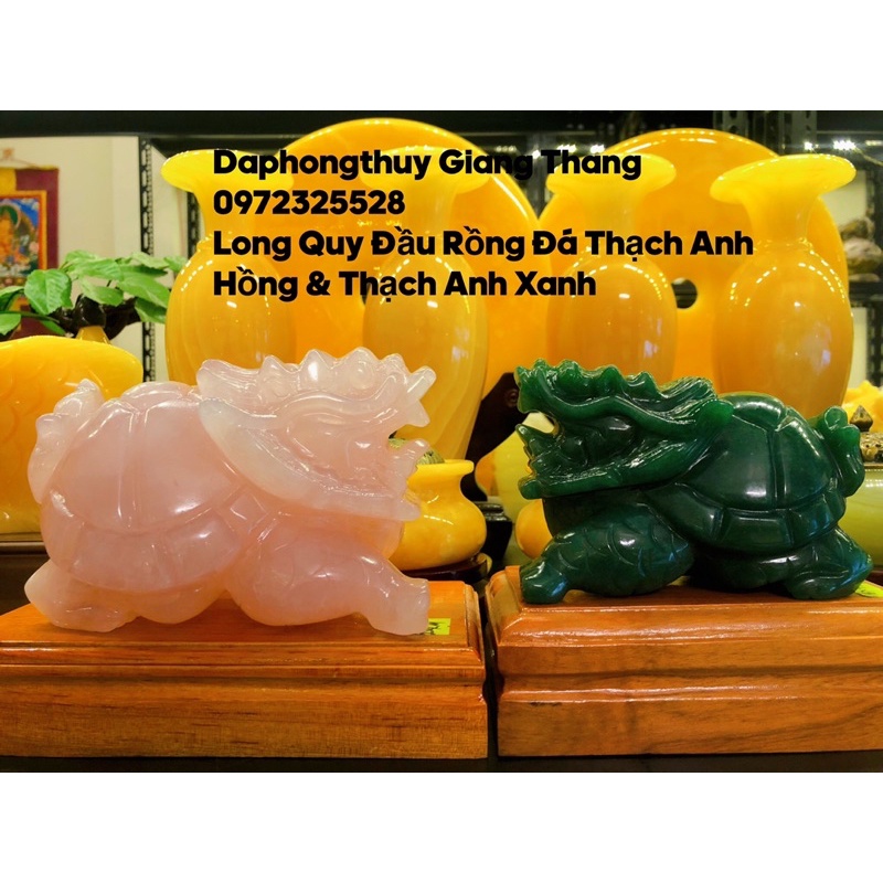 Long Quy ( Rùa ) Đầu Rồng Đá Tự Nhiên Phong Thuỷ
