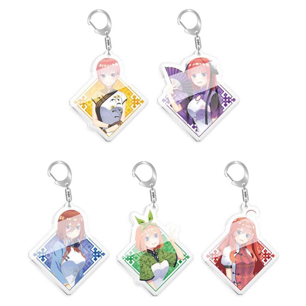Móc Khóa Xe Hơi Acrylic Yotsuba Itsuki Gotoubun No Hanayome
