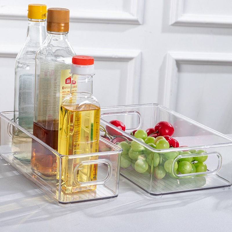 Hộp Đựng Thực Phẩm Đa Năng Bằng Nhựa Trong Suốt Cho Tủ Lạnh Nhà Bếp