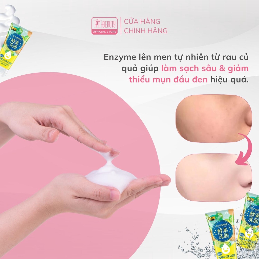 Sữa rửa mặt lên men tự nhiên trắng sáng da SEXYLOOK Enzyme Brightening Facial Cleanser 120g