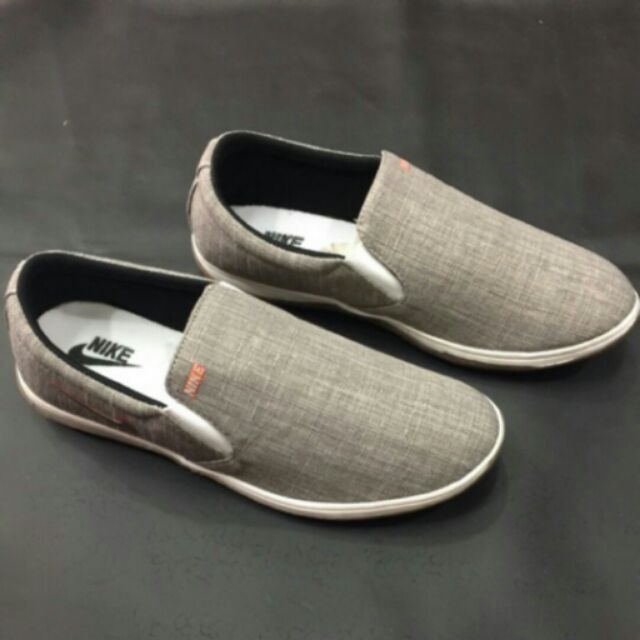 Giầy lười vải nam đế cao su êm chân