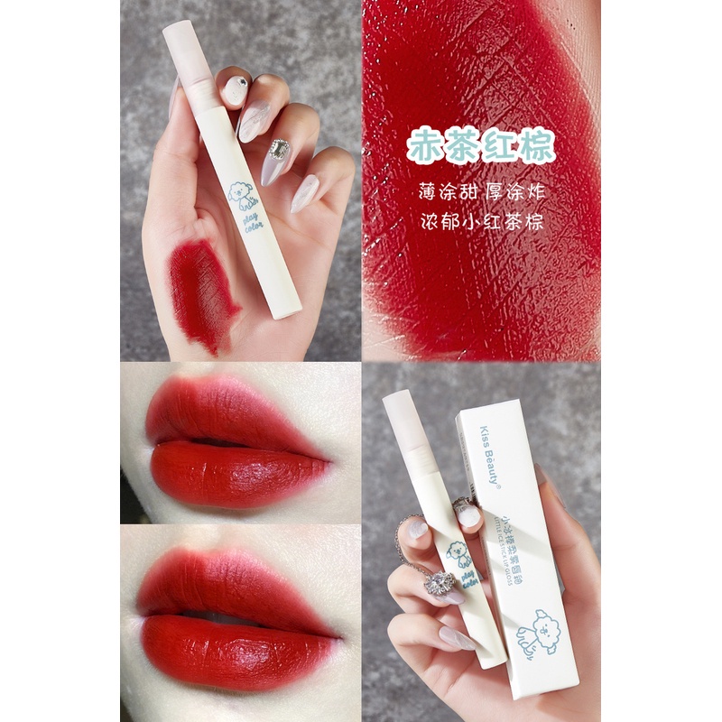KISS BEAUTY Popsicle Soft Mist Lip Glaze Moisturizing Whitening Lip Gloss