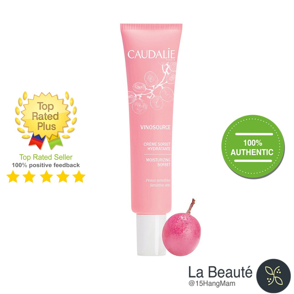 Caudalie Vinosource Crème Sorbet Hydratante - Kem Dưỡng Cho Da Nhạy Cảm 40ml