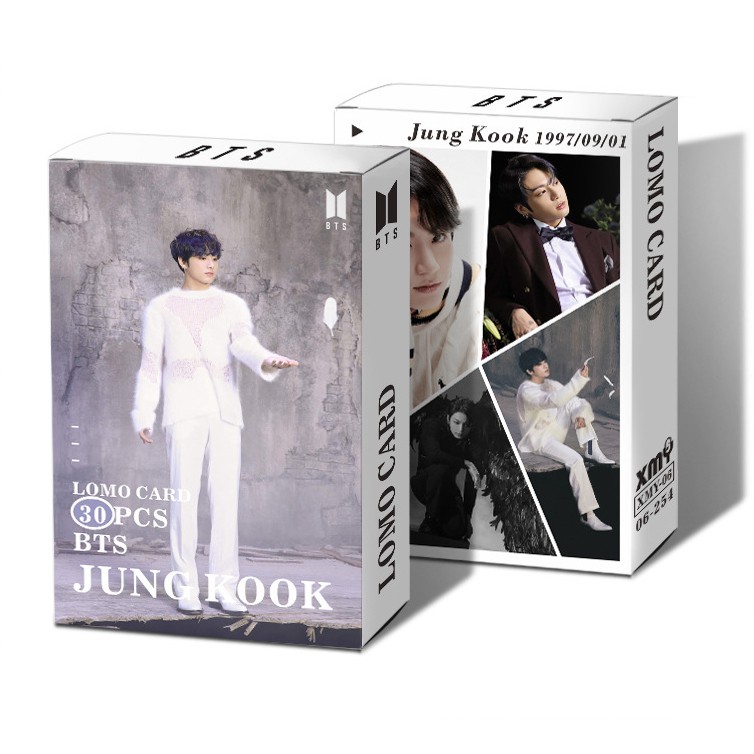 Hộp ảnh 30 tấm Lomo card từng thành viên BTS Map of the soul 7