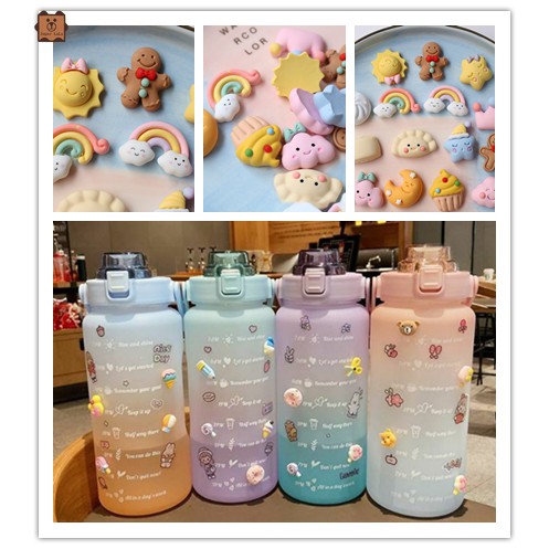 Set 2 Hộp Nhựa Màu Cầu Vồng Dùng Trang Trí Ốp Điện Thoại Diy