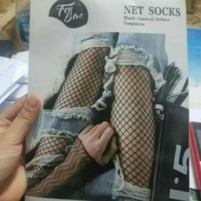 Quần tất lưới mắt cáo Net Socks