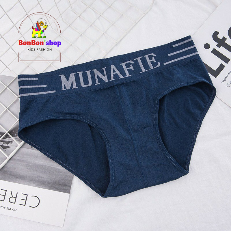 Quần lót mam Munifie, Quần Lót Dệt Kim Nam hàng đẹp vải mềm, dáng đẹp Freesize cho người 60-80kg