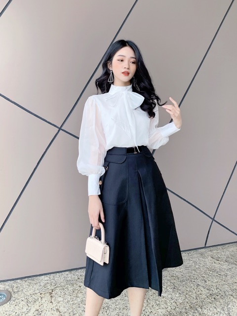 [Mã FADIRECT20 giảm 20K đơn 150K] Chân váy dài 2 túi CV680 KYMIE | BigBuy360 - bigbuy360.vn