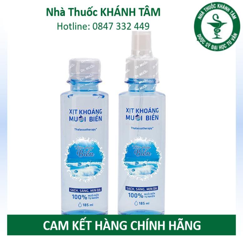 ! [Bộ 2 chai] Xịt khoáng muối biển Dr Muối - Xịt khoáng Dr Muối - Dr. Muối - Dr.Muối ! !