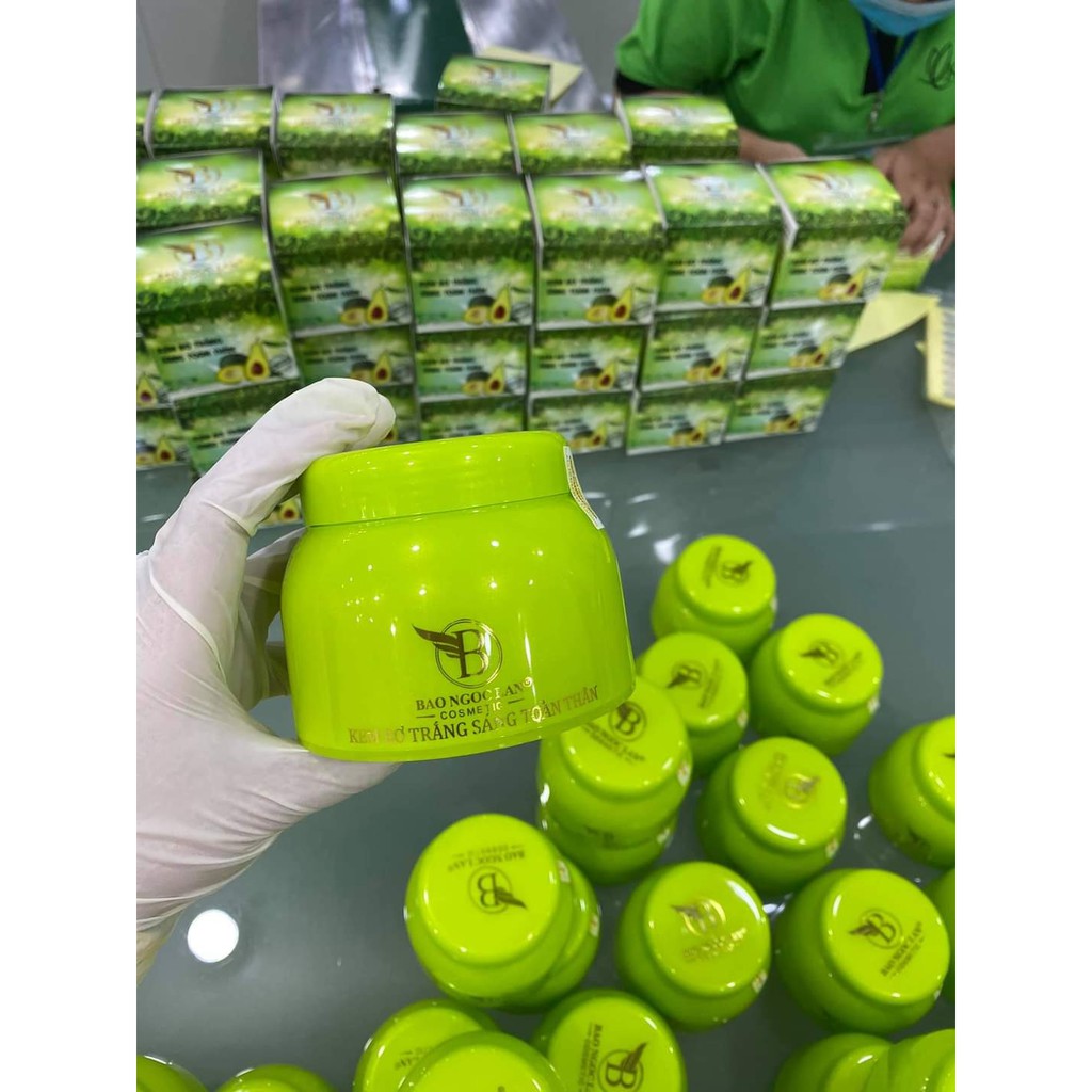 Dưỡng Trắng Da Body Bơ Xanh Bảo Ngọc Lan Chính Hãng