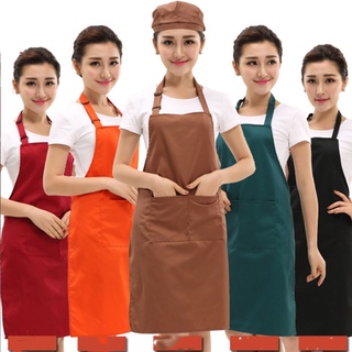 Tạp dề có thể điều chỉnh nam nữ cửa hàng trái cây tạp dề cà phê sữa tạp dề người lớn dây tạp dề cotton tạp dề nhà bếp