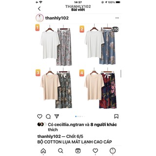 Trả hàng đồ bộ( khách note tên ig)
