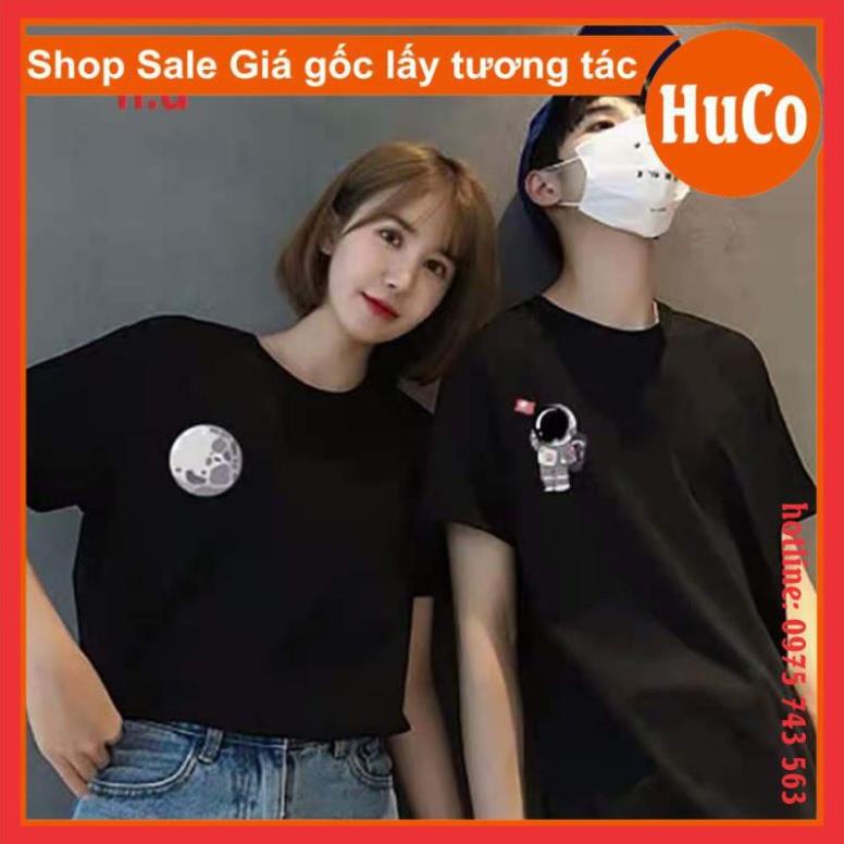 áo thun đôi ngắn tay nam nữ, áo phông hè đôi người sao hỏa chất cotton mềm mát form rộng unisex freesize mặc đôi nhóm  ྇