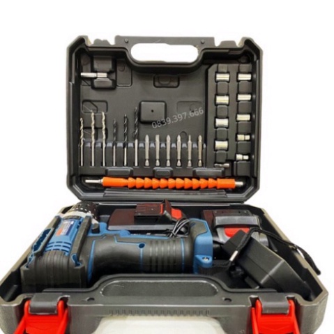 Máy Khoan Bắn Vít Dùng Pin Bosch 36V- Máy Khoan 3 Chức Năng Có Búa- Tặng Bộ Phụ Kiện 24 Chi Tiết Hàng Loại 1