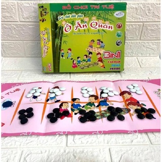 Bộ Cờ Ô Ăn Quan 3in1 (Ô Ăn Quan, Cờ Vây, Caro)
