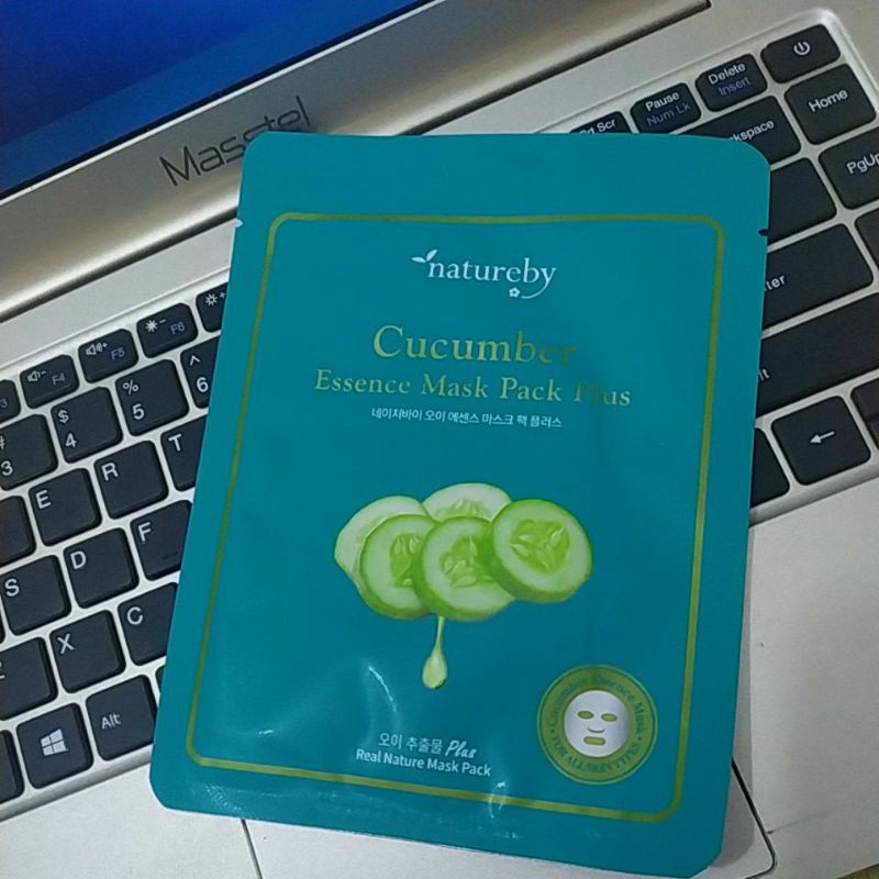 mặt nạ natureby mask pack dưa leo