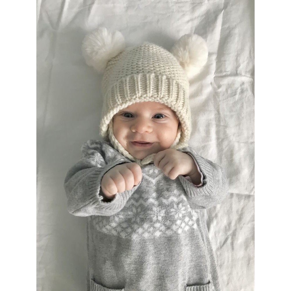 Set mũ khăn len Zara cho bé