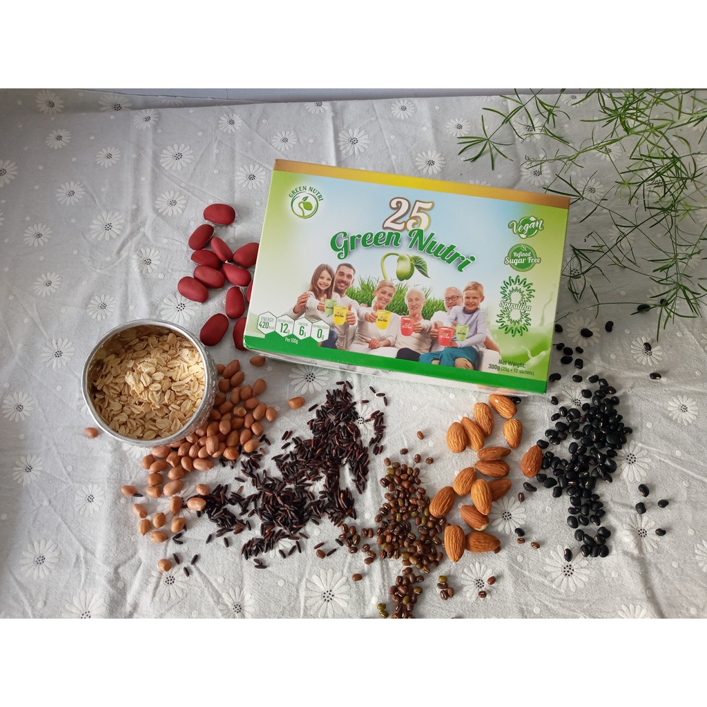 Sữa Hạt Ngũ Cốc 25 Green Nutri Lon 750gr